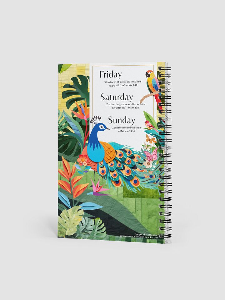 'Declare the Good News' 2024 Jehovah's Witnesses Special Convention | Baie Mahault, Guadalupe Tropical Paradise Spiral Notebook product image (2)