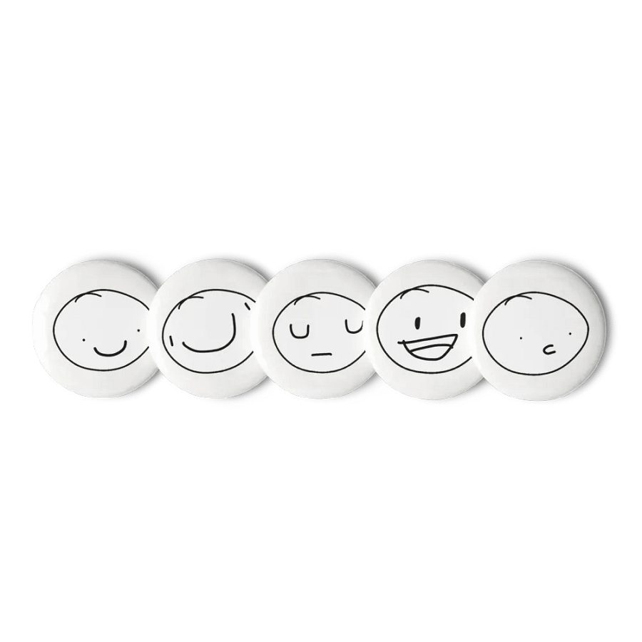 Poorly drawn circle pins! product image (5)