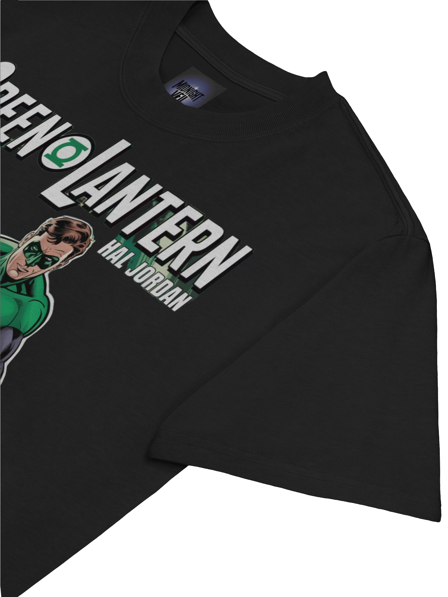 Verdant Vanguard: Hal Jordan Green Lantern Oversized Faded T-Shirt product image (7)