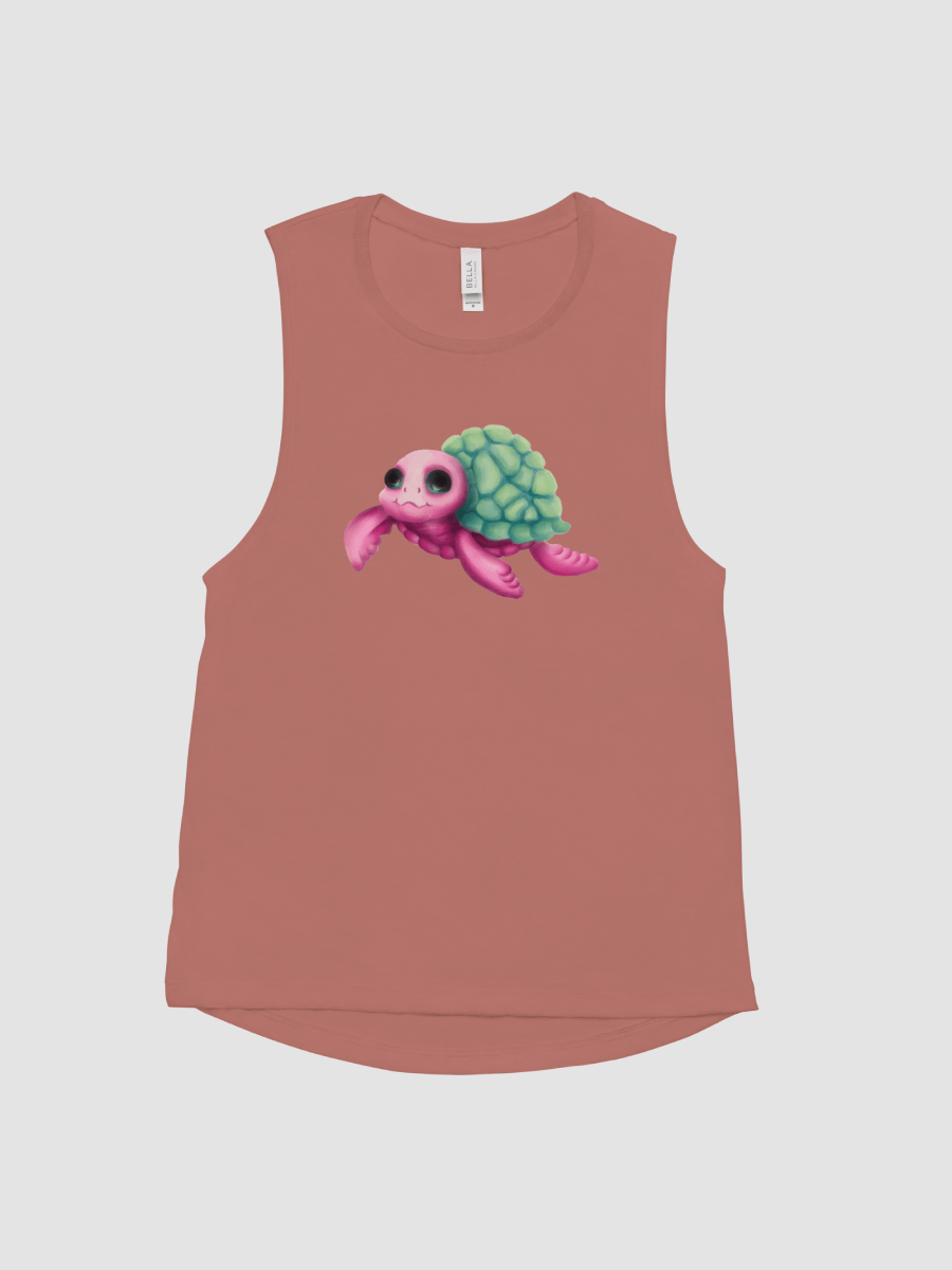 Sea Turtle Cutie Women's Flowy Muscle Tank product image (1)