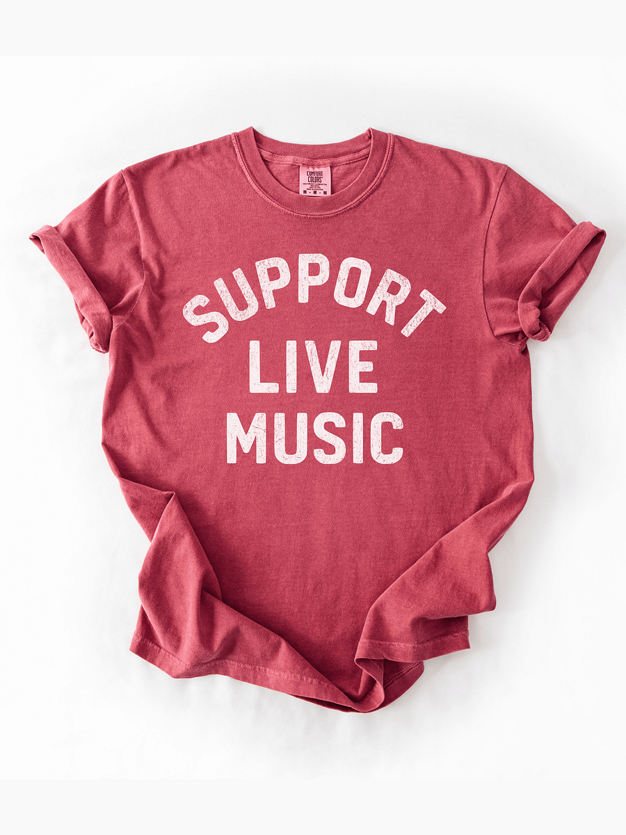 Comfort Colors Support Live Music T-Shirt product image (10)