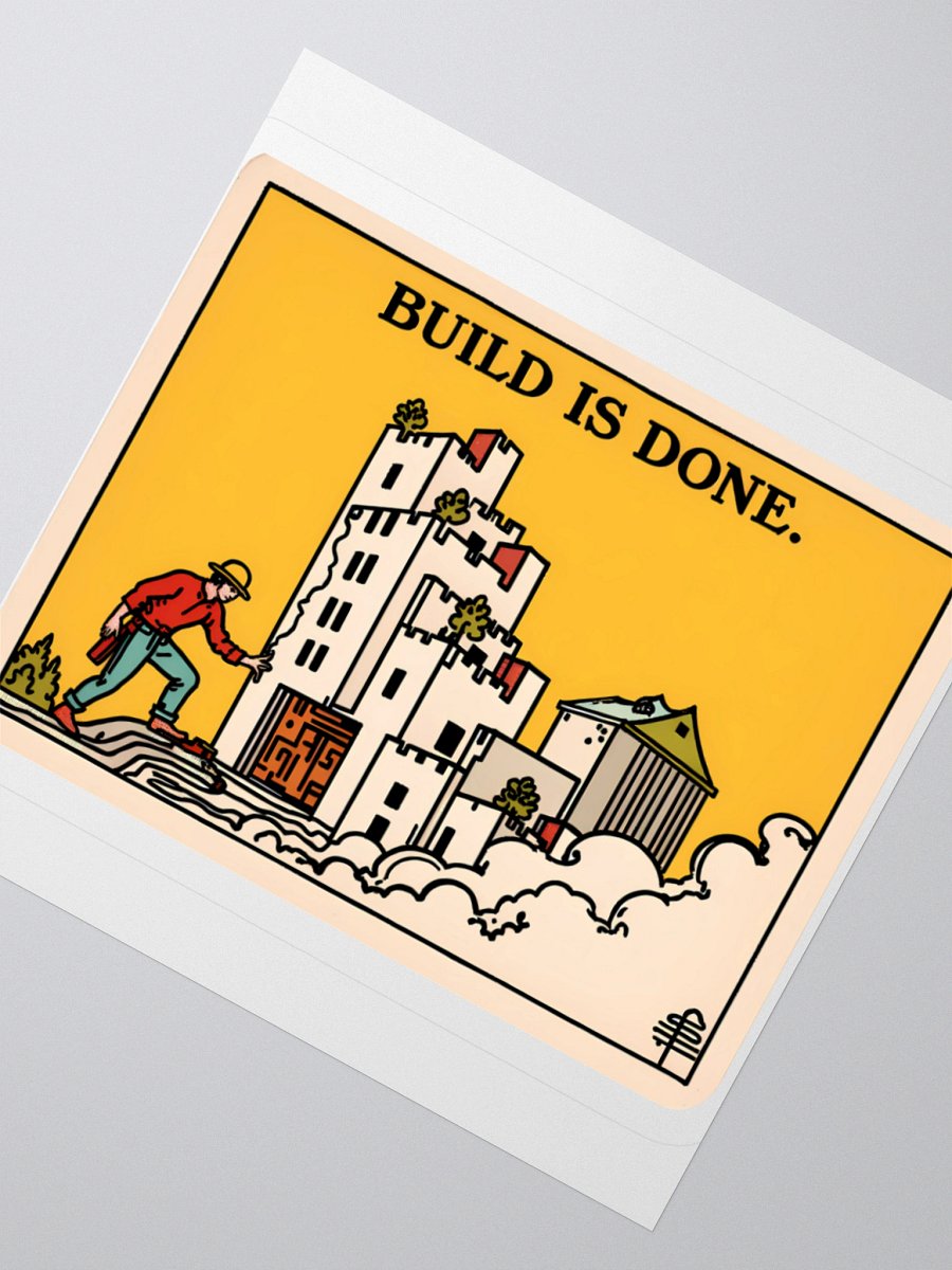 Medieval Castle Completed: Builder’s Pride Sticker product image (6)