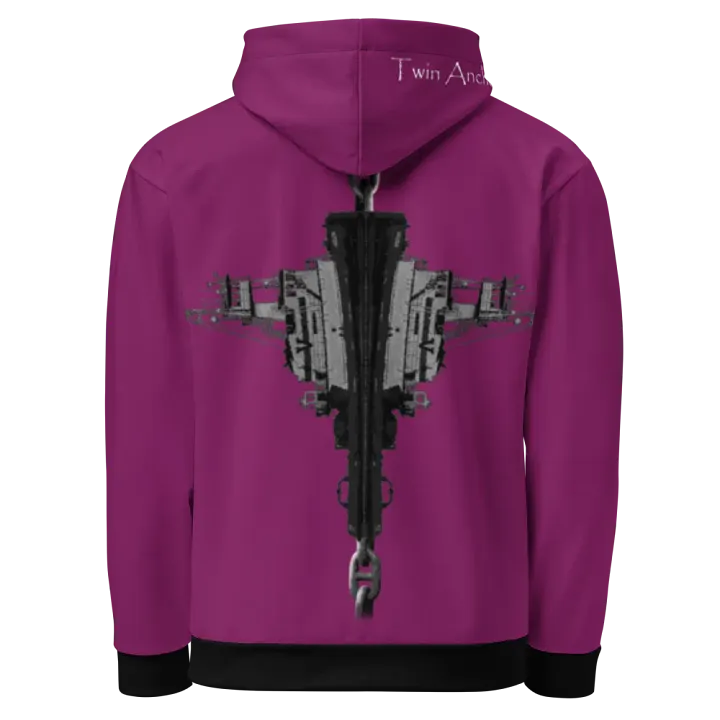 Eggplant Hudson VB-chain Hoodie product image (1)