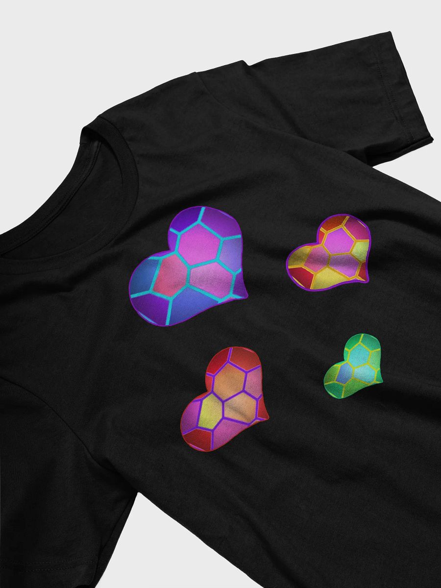 DiesmaHeart Triple Heart Straight-Side T-Shirt product image (53)