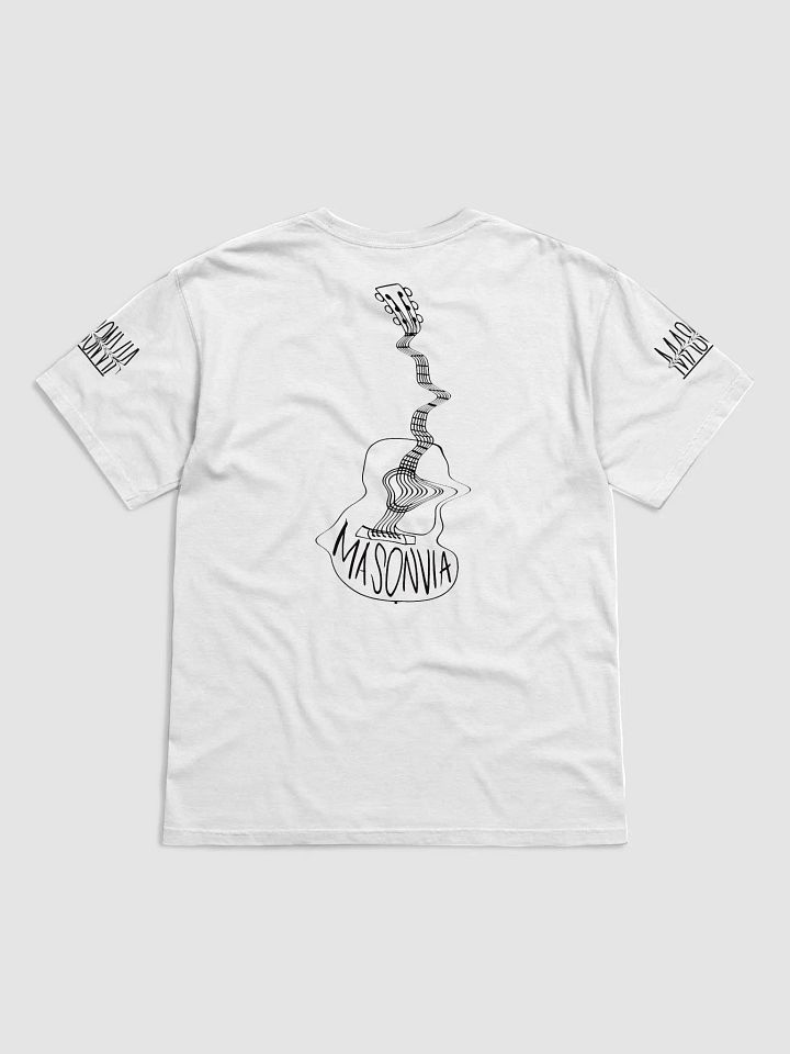 Mason Via white T w/ wild guitar and mason jar product image (2)