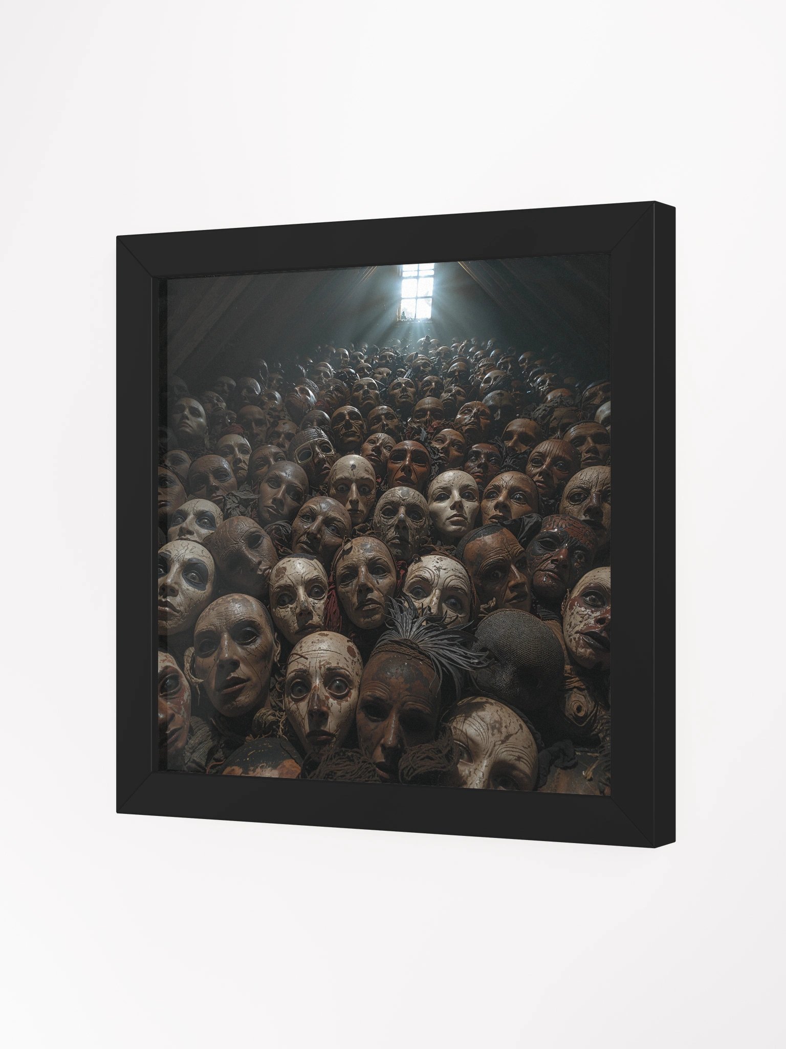 The Attic of Forgotten Faces Framed Print product image (9)