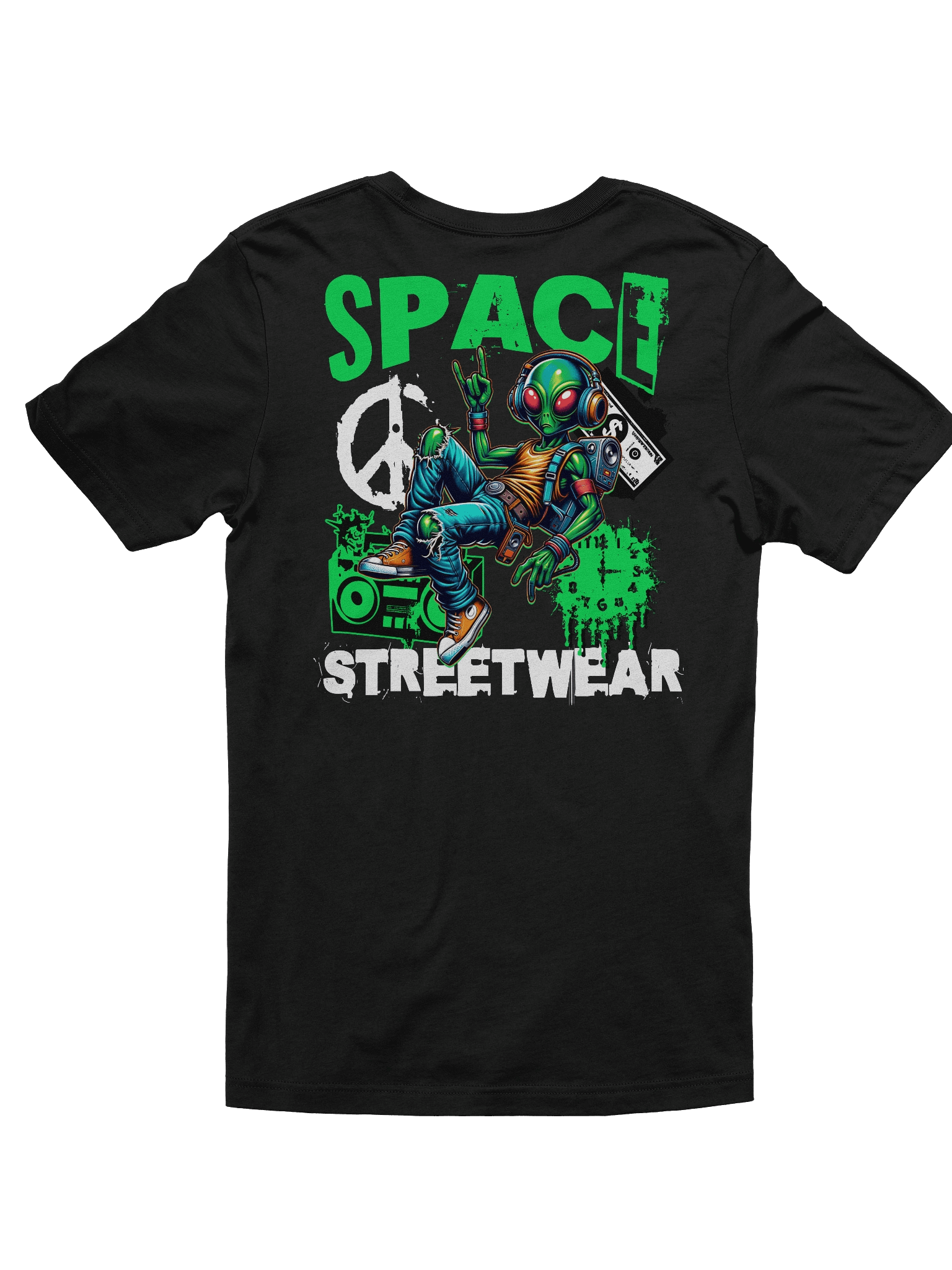 Space Streetwear T-Shirt: Out Of This World Alien Fashion product image (2)