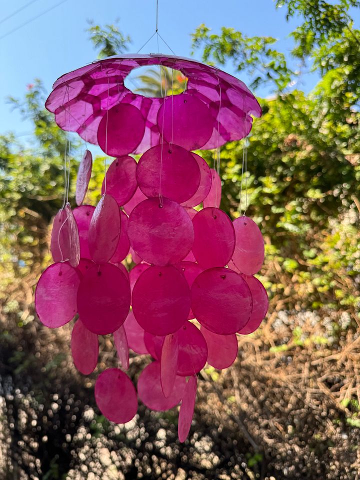 Seashell Wind Chime-Pink product image (1)