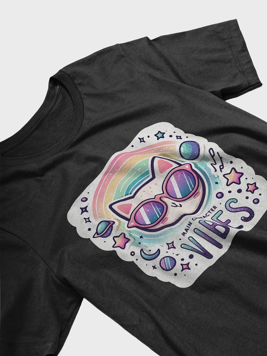 Main Character Vibes Cat Graphic T-Shirt product image (23)