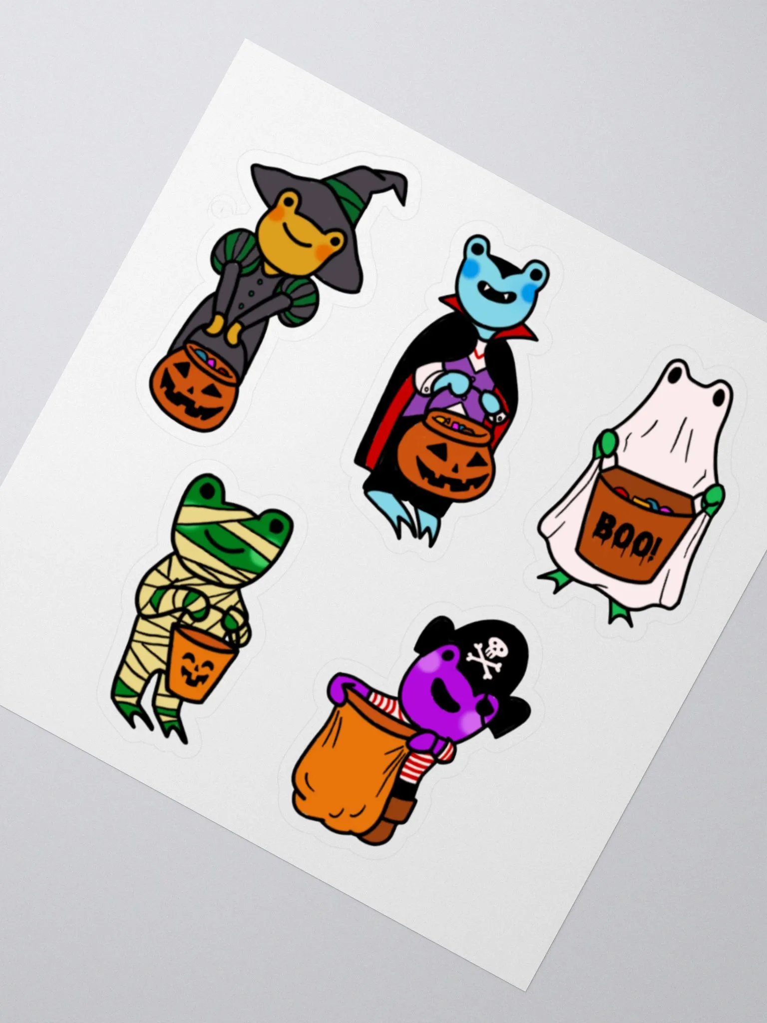 Frogoween Sticker Sheet product image (2)