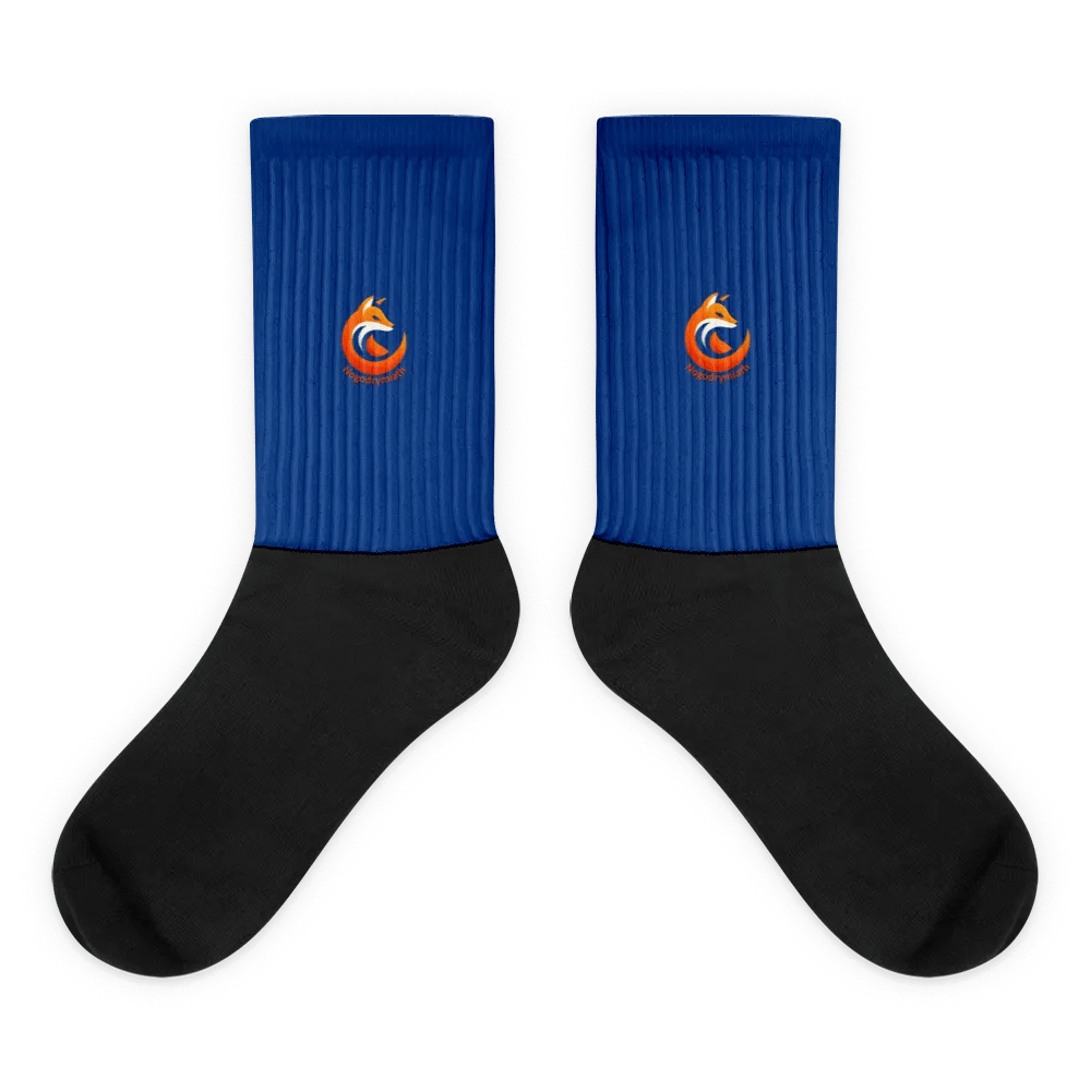 Nogo Chaussettes bicolores noir/bleu product image (1)