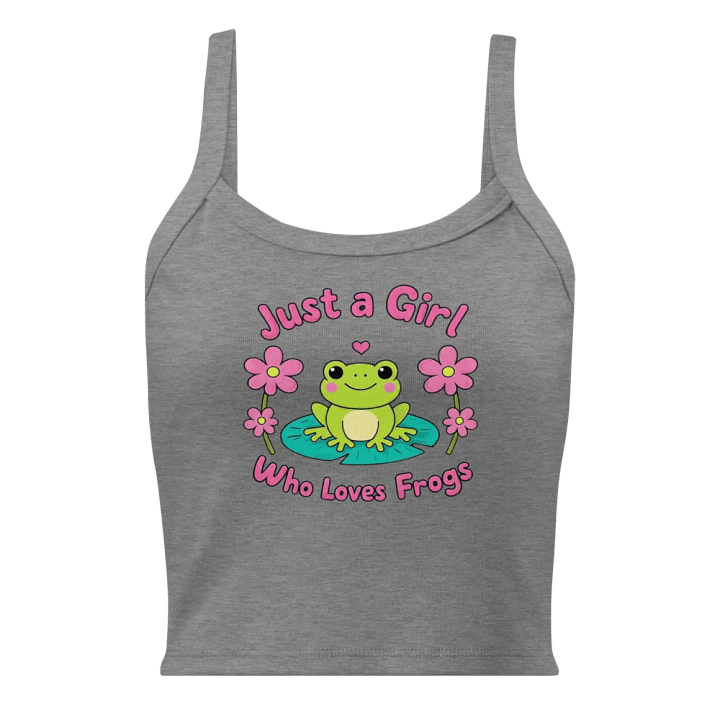 Frog Lover's Micro-Rib Tank Bella+Canvas (Women's) product image (1)
