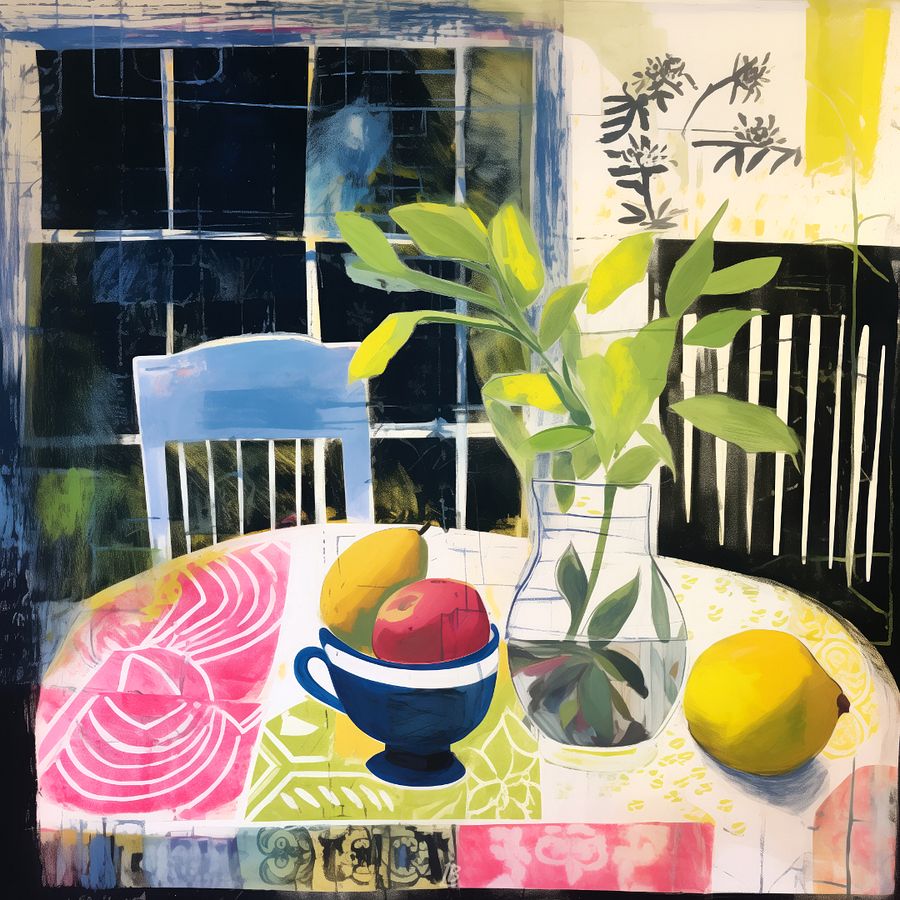 Art2401-27 Kitsch Kitchen Still Life - Digital Download product image (1)