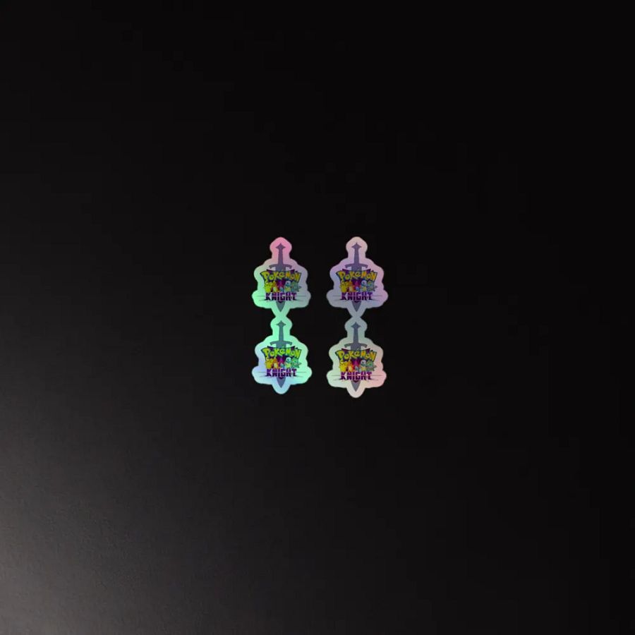 Pokémon Knight Holographic Sticker Sheet product image (4)
