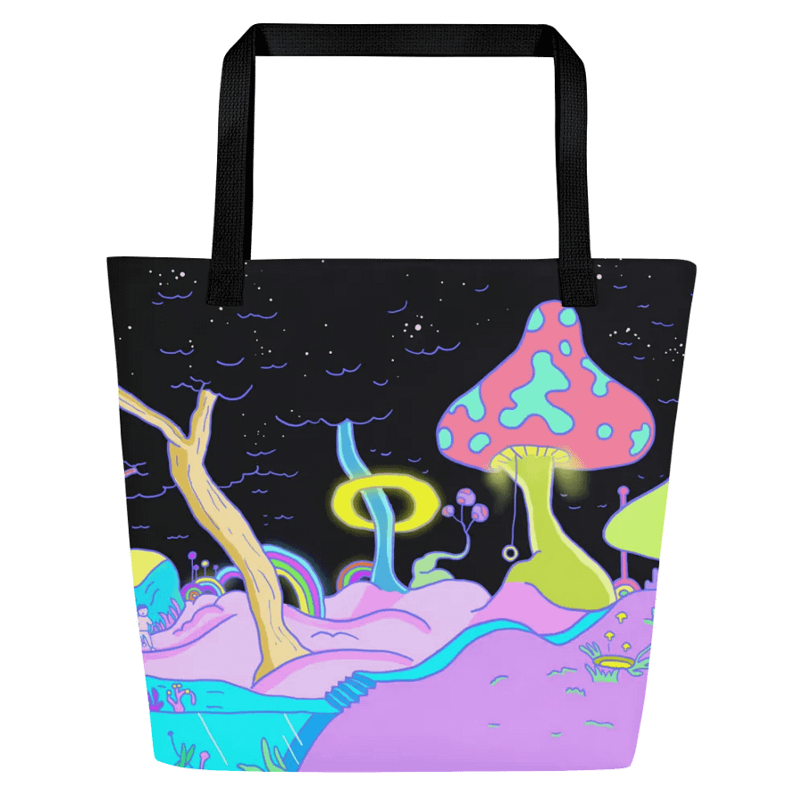 Fantasy Mushroom Tote Bag product image (3)