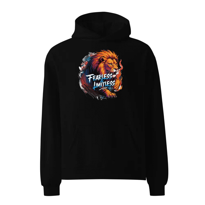 Fearless & Limitless Lion Oversized Hoodie product image (1)