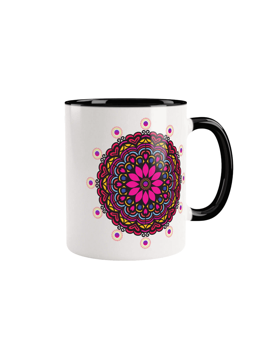 Vibrant Mandala Ceramic Mug product image (2)
