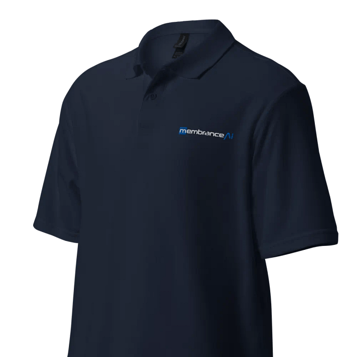 Membrance® AI Embroidered Polo Shirt product image (1)