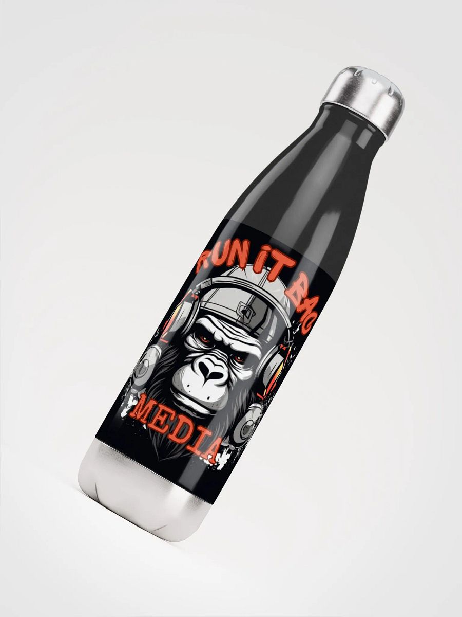 RUN It BAC Media Water Bottle Black product image (4)