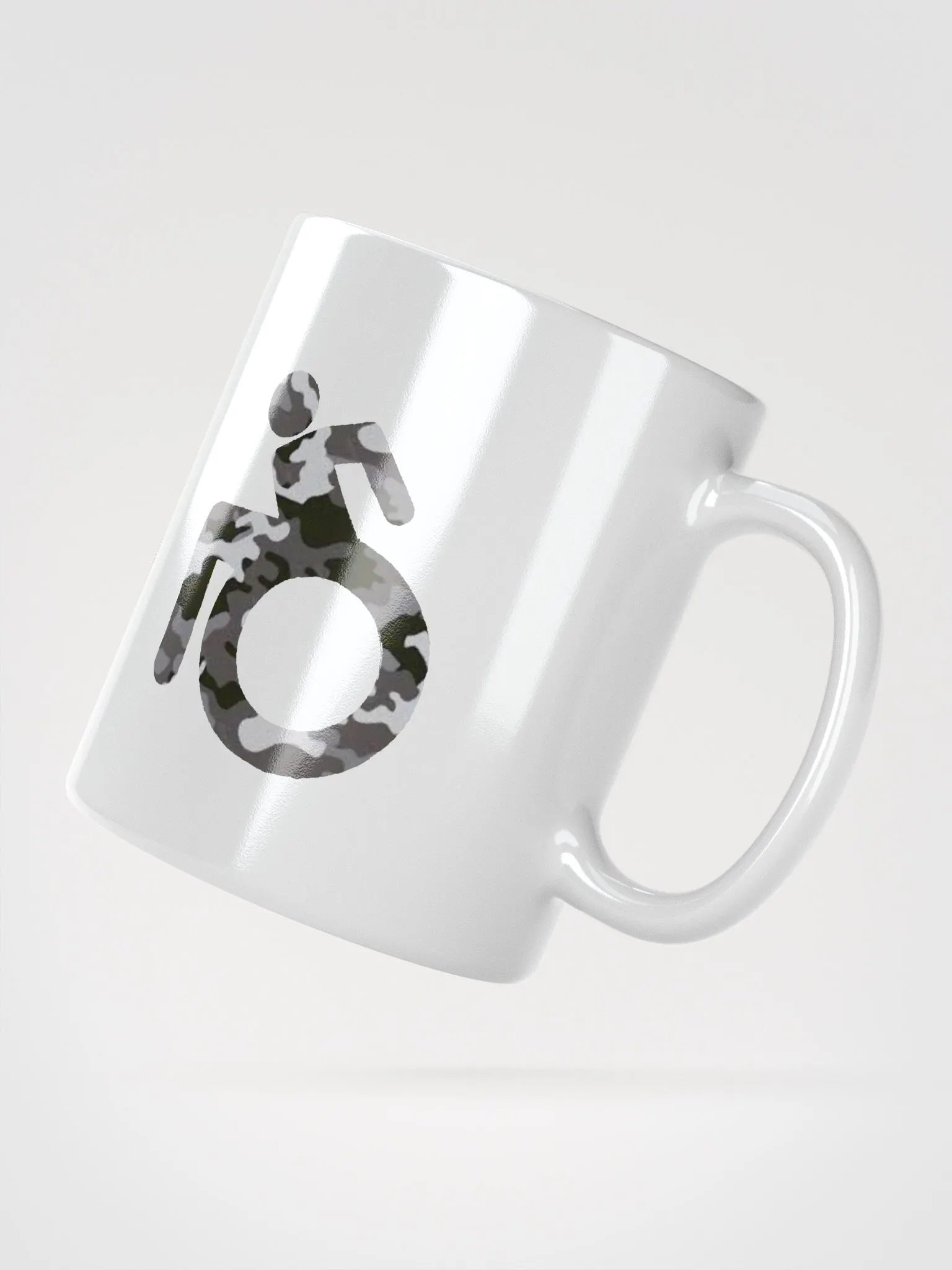 Wheelie, Dark Gray Camo Mug product image (2)