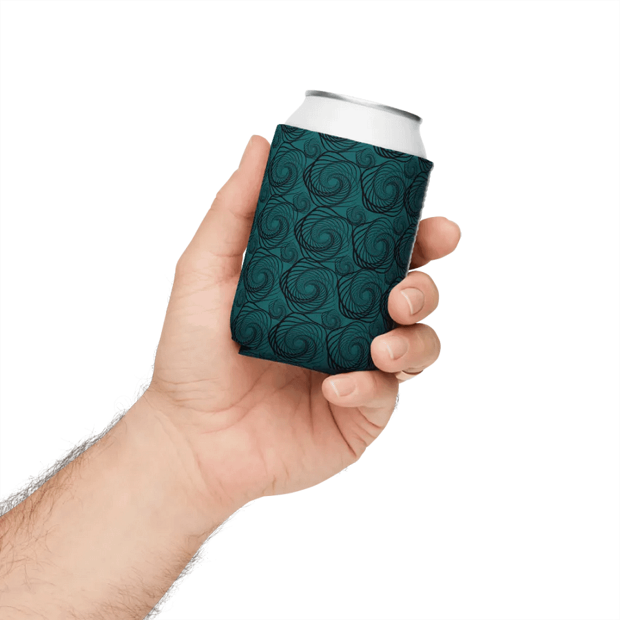 Swirling Teal Can Cooler product image (5)