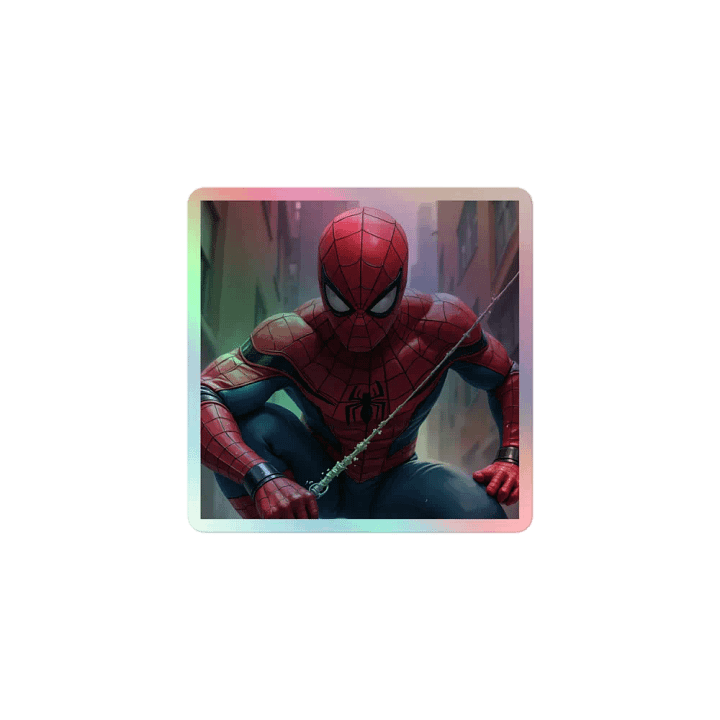 Web-Slinging Superhero Holographic Sticker Sheet product image (1)