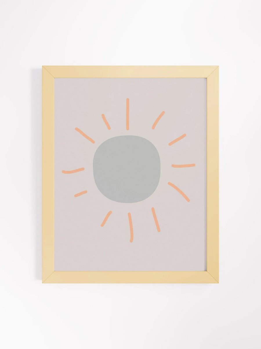 Radiant Sunburst Framed Poster product image (4)