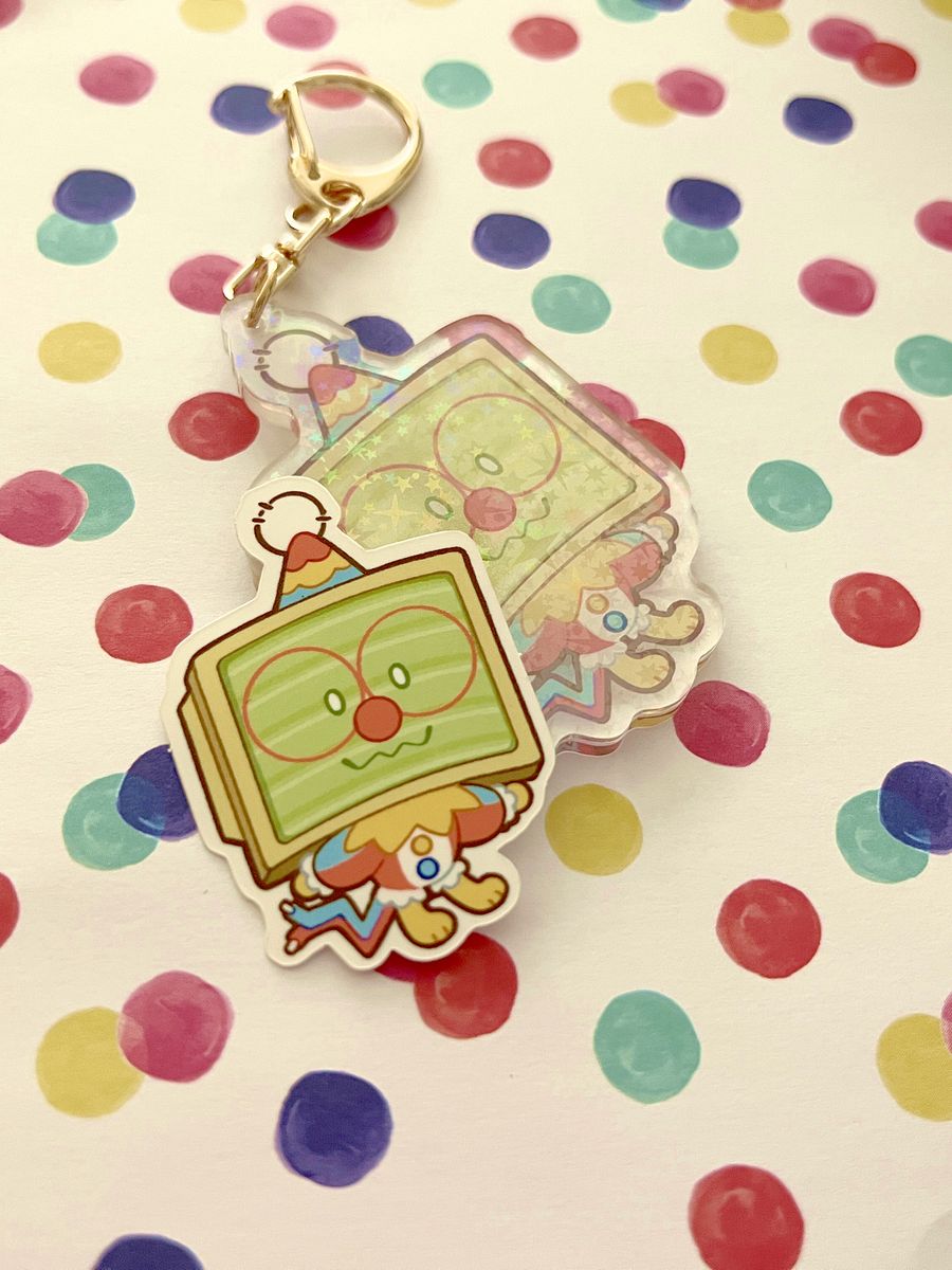 Buttons Acrylic Keychain product image (7)