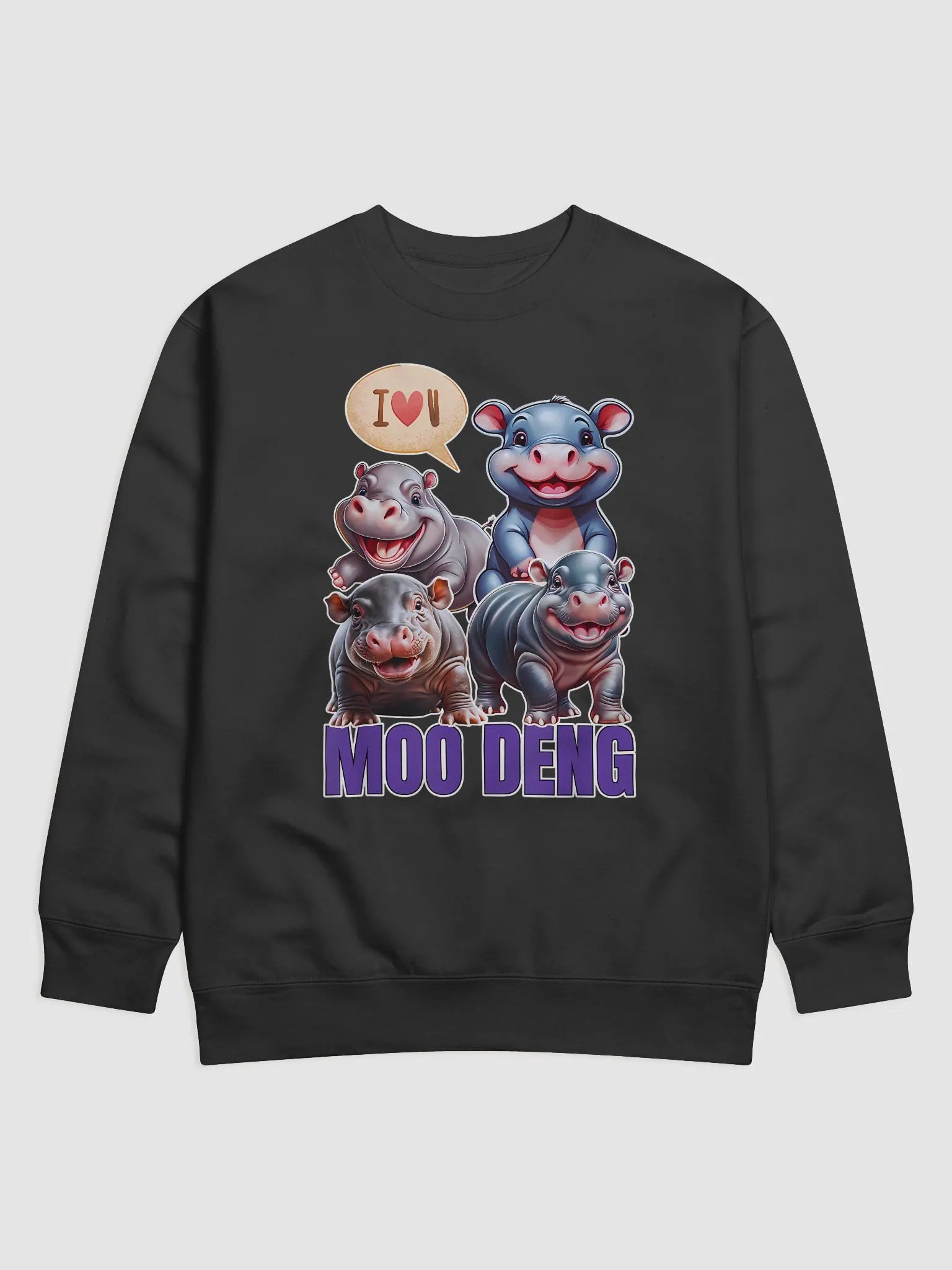 Famous Baby Pigmy Moo Deng Sweatshirt product image (1)