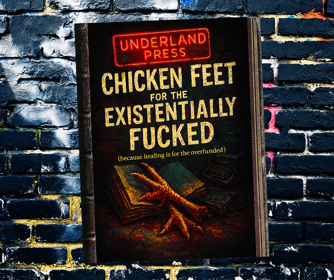 Chicken Feet for the Existentially Fucked (because healing is for the overfunded)