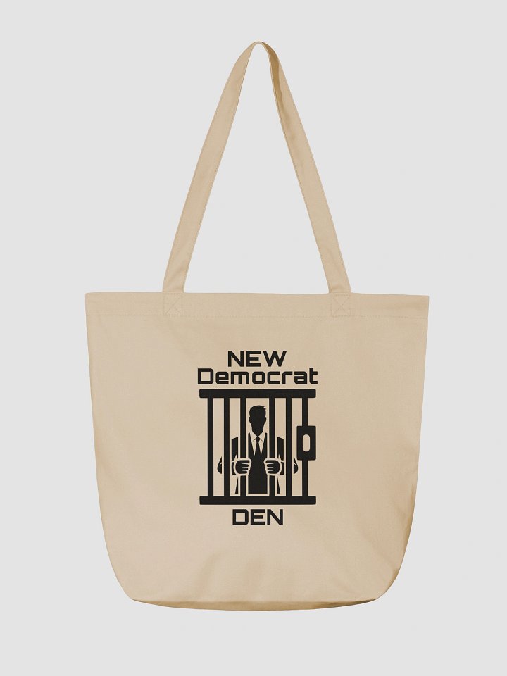 NEW Democrat DEN Prison Bars Graphic – Bold Statement Tote product image (2)
