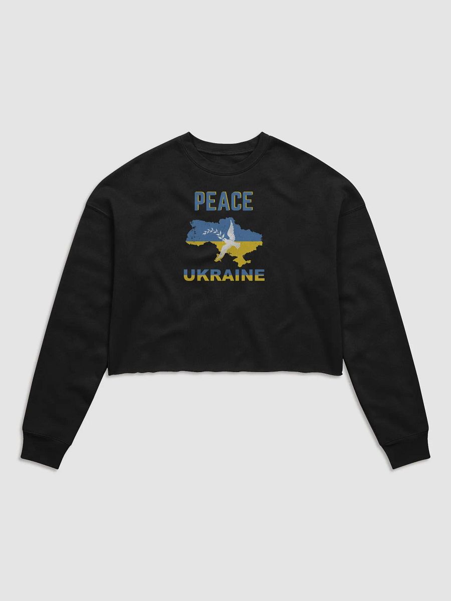Peace in Ukraine - Dove of Peace Crop Sweatshirt product image (1)