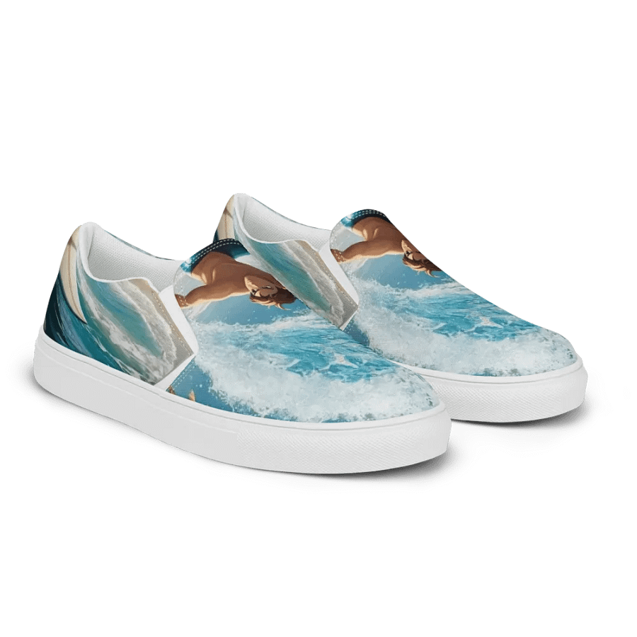 Riding the Wave Women's Canvas Slip-Ons product image (3)