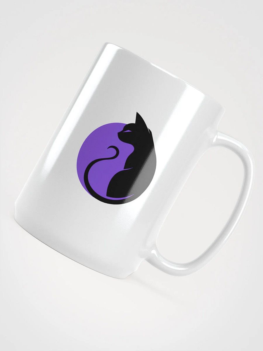 Kawaiikitten Purple Black Cat Coffee Mug product image (4)