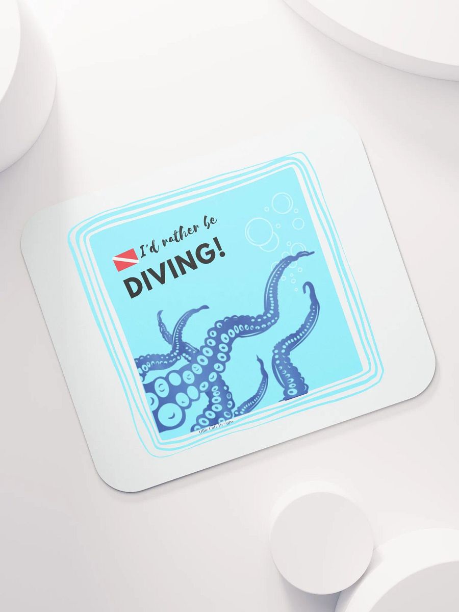 I'd Rather Be Diving! Mousepad product image (7)