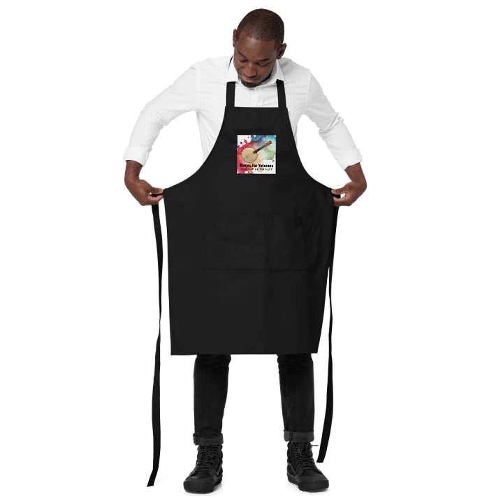 Banjos For Veterans (B4V) Artwork SOL'S Organic Cotton Apron product image (2)