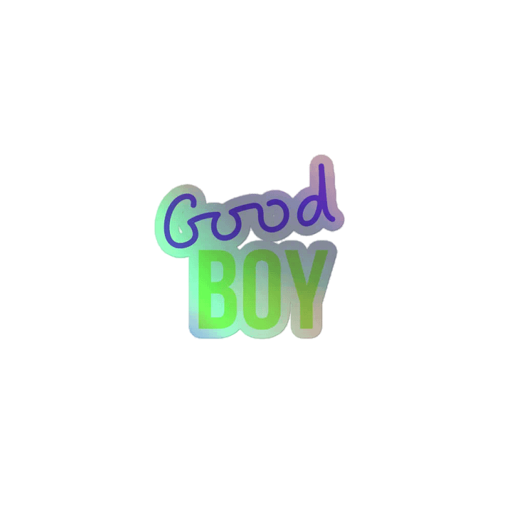 Good Boy Holographic Sticker product image (1)