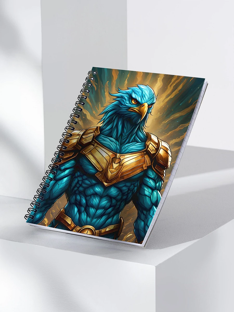 Superhero Bald Eagle, AI Art, Spiral Notebook 02 product image (3)