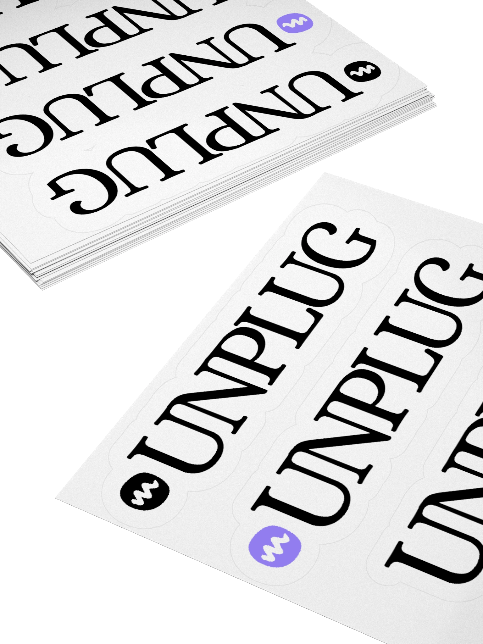 Unplug Sticker Set product image (5)