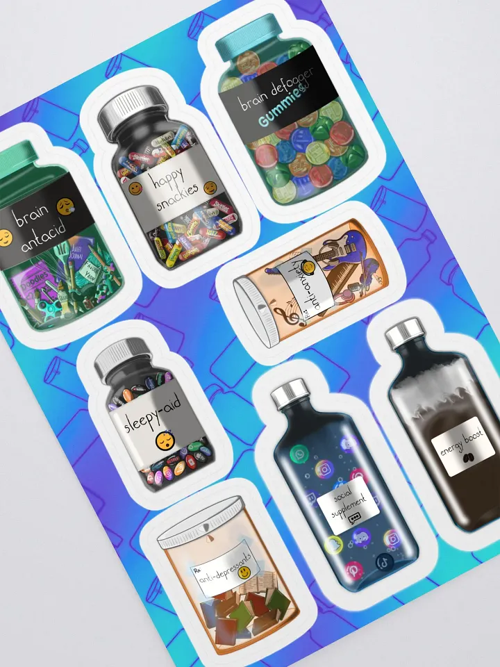 Mental Health Shelf Sticker Sheet product image (1)