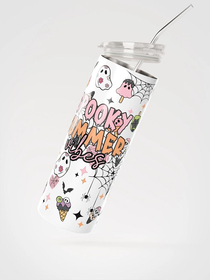 Spooky Summer Vibes Stainless Steel Tumbler product image (2)