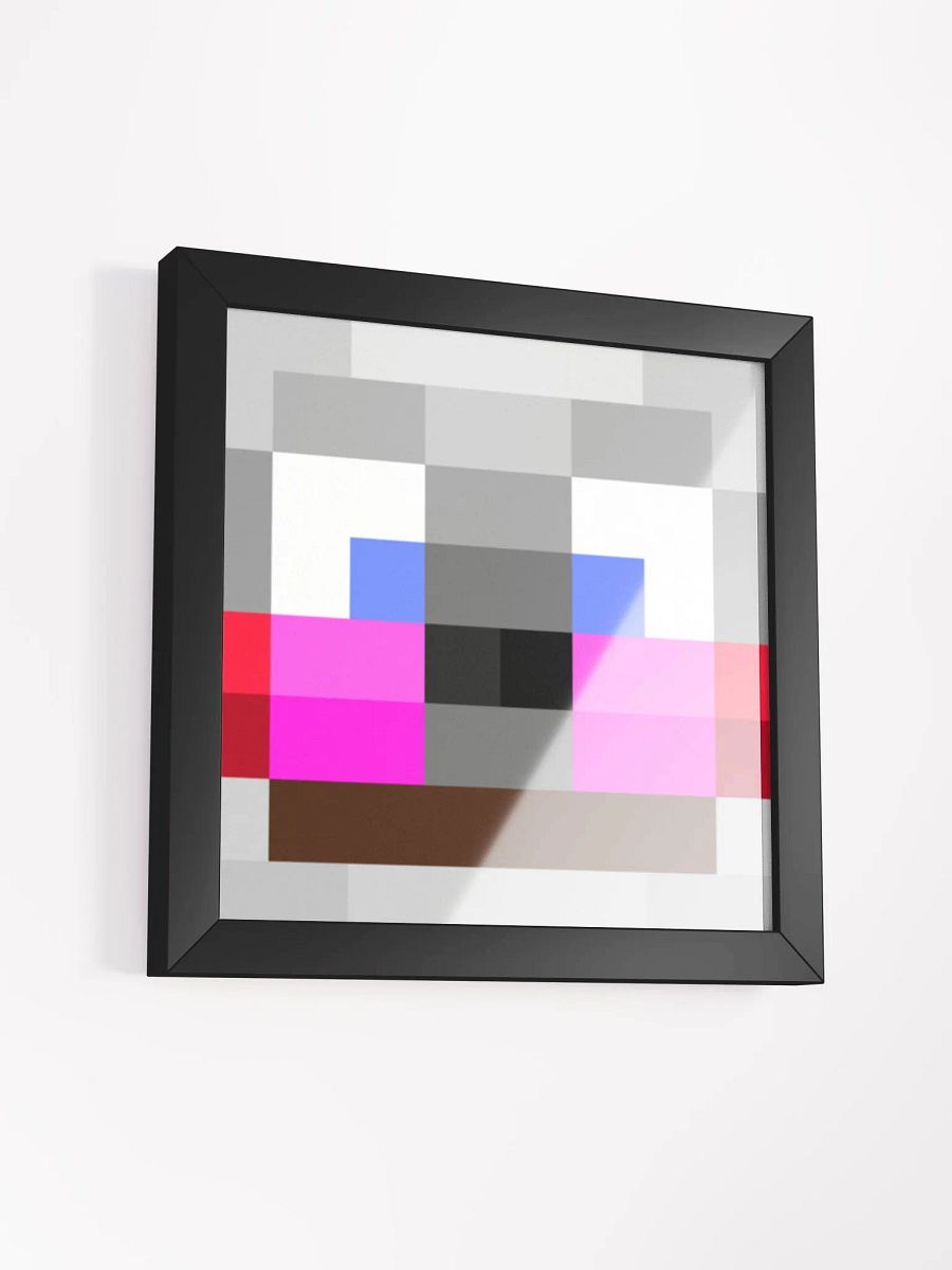 Funtime3Freddy3 Minecraft Skin Head Square Framed High-Quality Matte Poster product image (3)