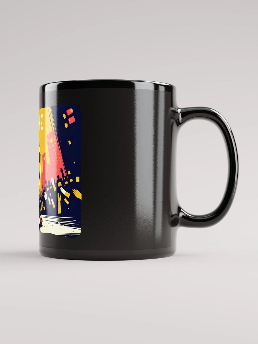 Urban Cat Concert Design | 'HEHE' Glossy Mug product image (1)