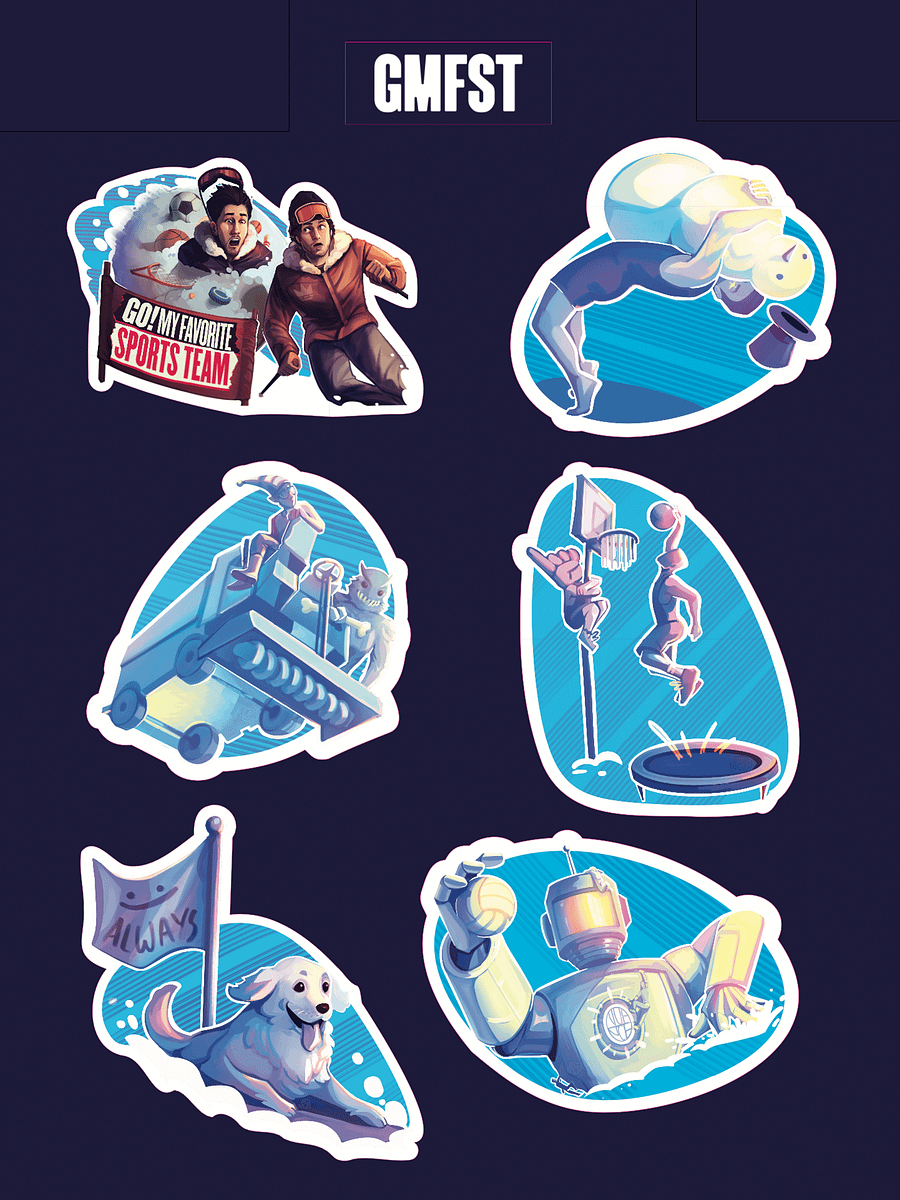 GMFST SEASON 2 STICKER SHEET product image (1)
