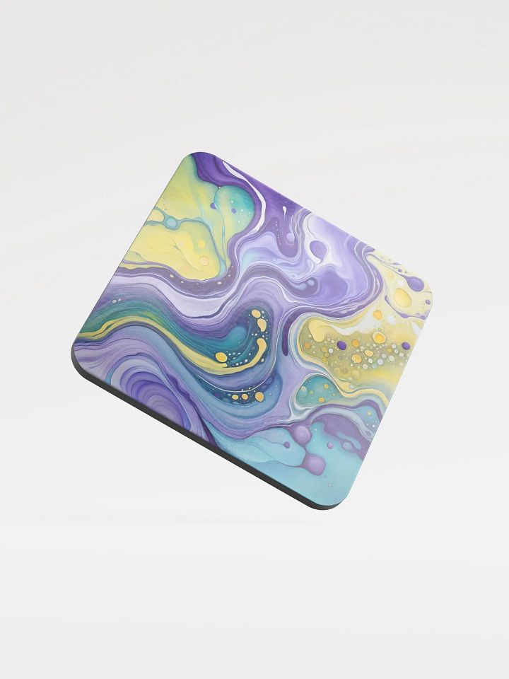 Cosmic Harmony Fluid Art Coaster product image (1)