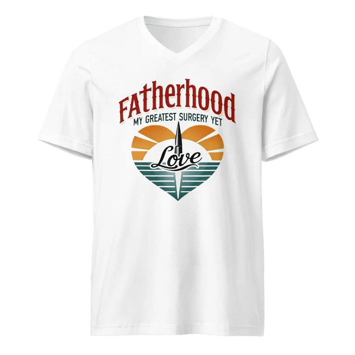 Fatherhood Love Surgery V-Neck Tee product image (1)