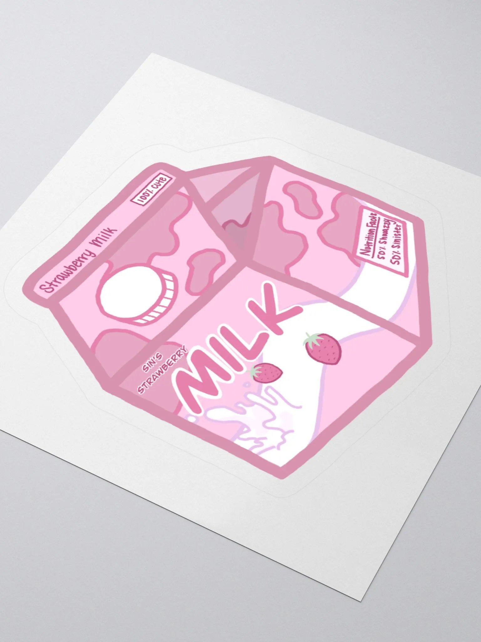 SinisterSushii Strawberry Milk Sticker product image (7)