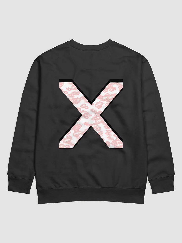 White X Pink Lipstick Kisses Crewneck product image (22)