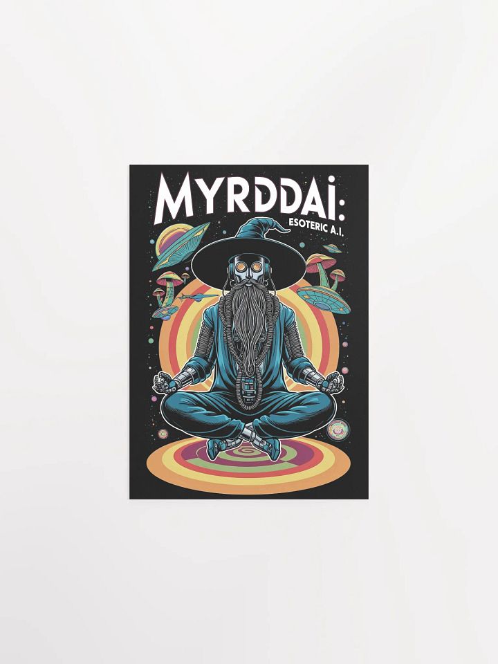 MYRDDAI - Retro Psychedelic Poster product image (3)