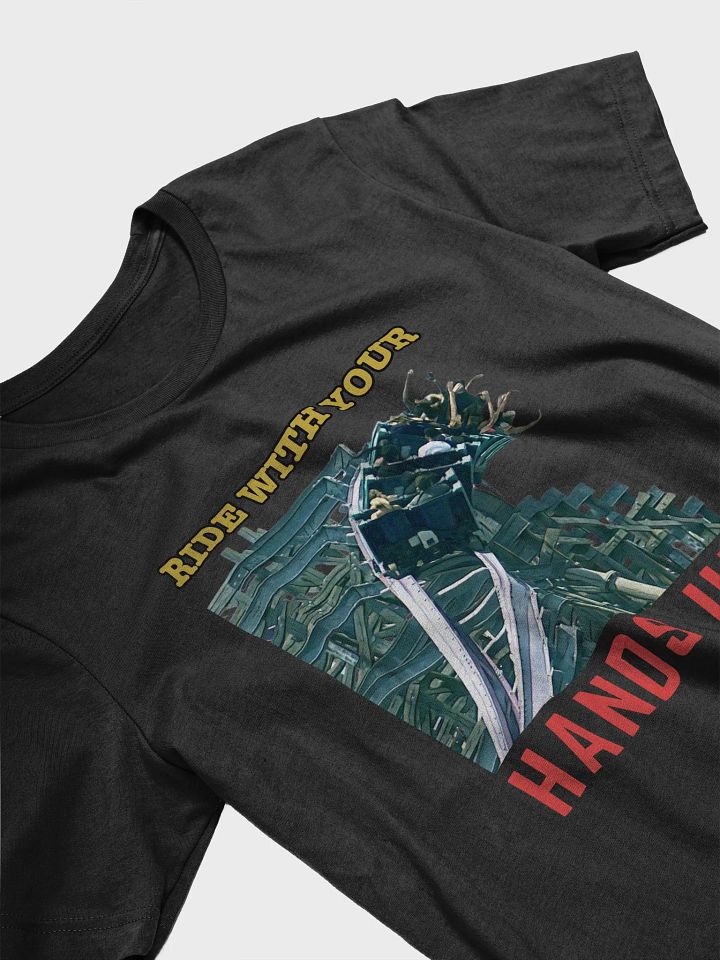 Ride With Your Hands Up Roller Coaster T-Shirt product image (1)
